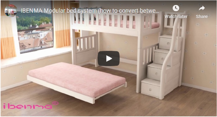 how ibenma modular bed works