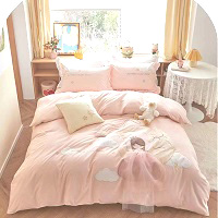 Children Bedsheet Set - Fitted Bedsheet - Cartoon Kids Bedding - Princess