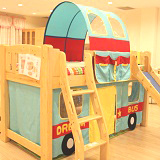 Children loft bed curtain - Dream Bus