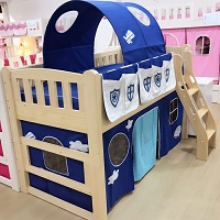 Children Bunk Curtain - Police