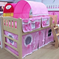 Bunk curtain - princess