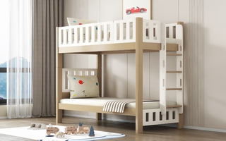 Double Decker Bed - Children Bunk Bed  - Space-saving - SM22A