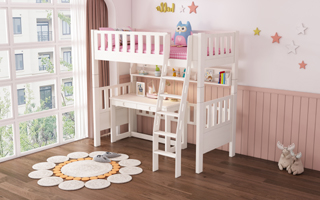 Modular Loft Bed - Ergonomic Design - Single or Super Single - SM202B