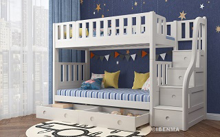 Storage Bunk Bed - Kids Bunk Bed - Single and Super Single - SM21A