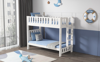 Kids Bunk Bed with Space Saving - Single or Super Single - SM22A