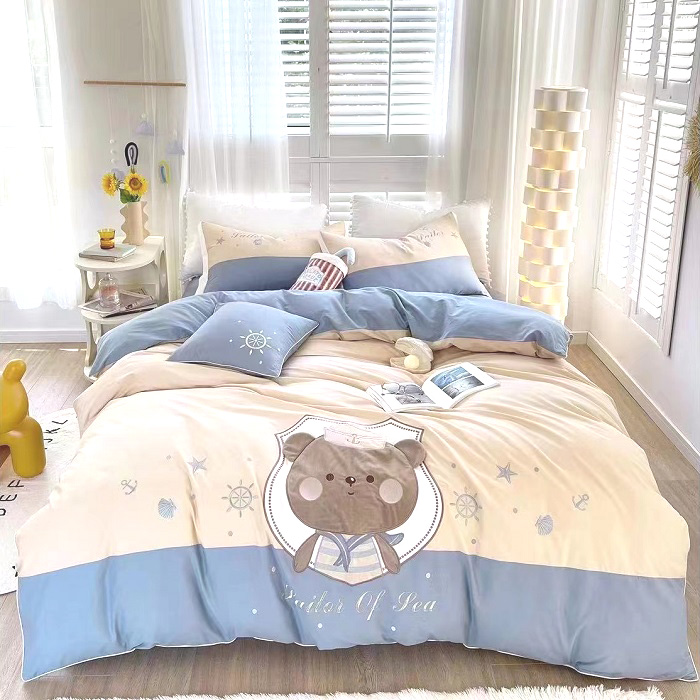 Cartoon Bedding Set - Kids Bedding - Fitted  Bedsheet - navigator