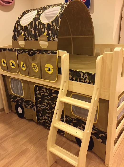 Children loft bed Canopy