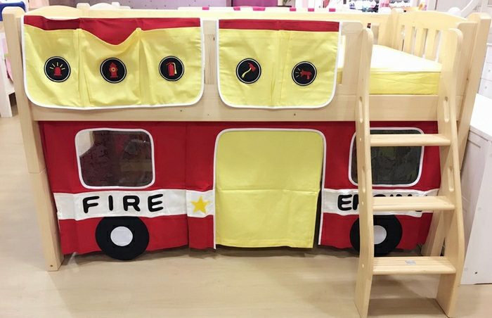 children bunk bed canopy, children loft bed tent