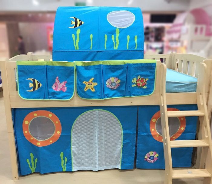 Children Slider bed curtain - sea world