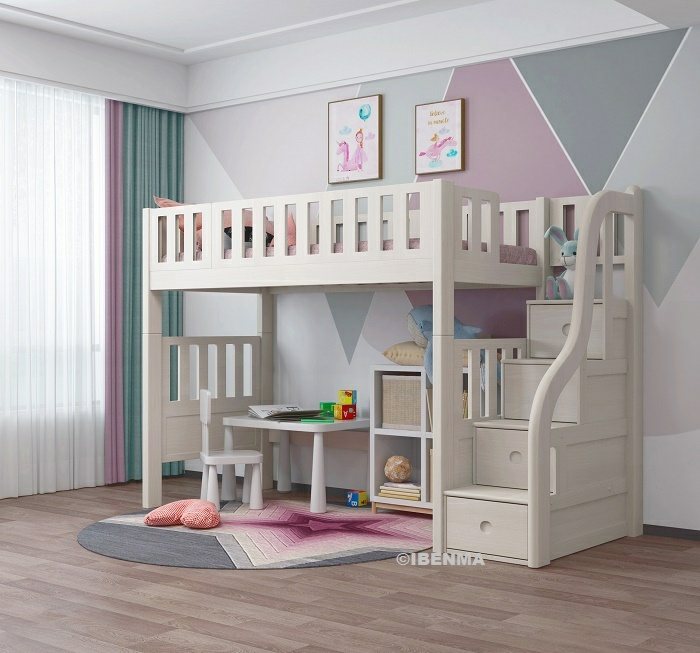 modular loft bed | spacing saving bed | children bed