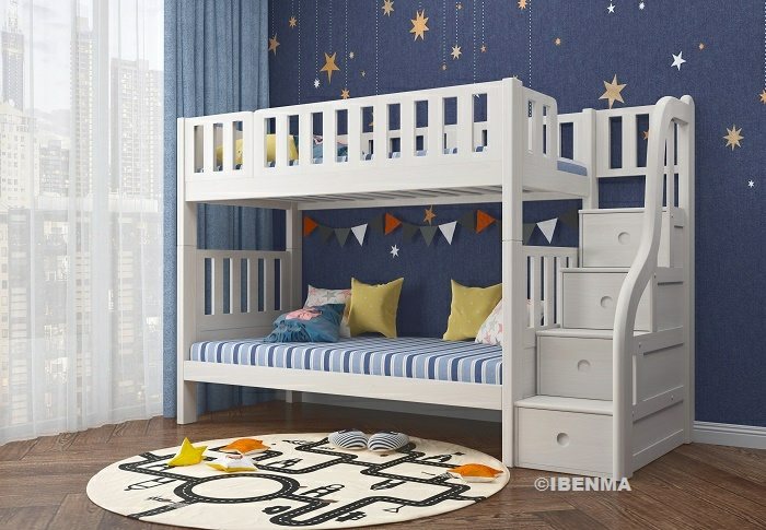 mid height loft bed | bunk bed