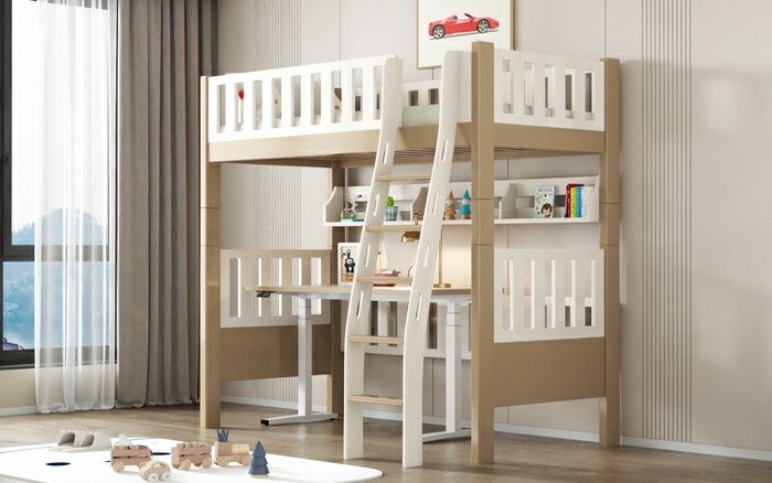 Children Loft Bed with Study Desk - SM202B