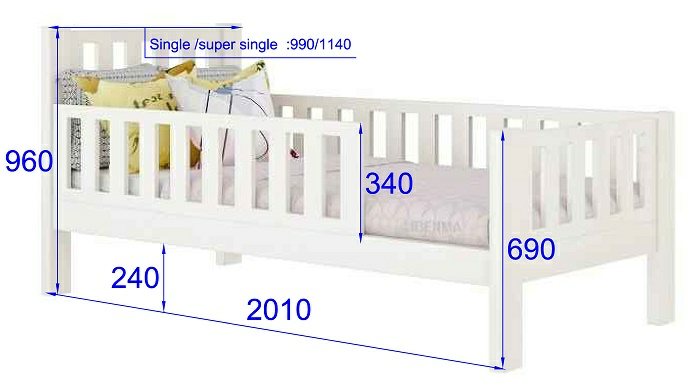 toddler bed in Standard Singapore Size