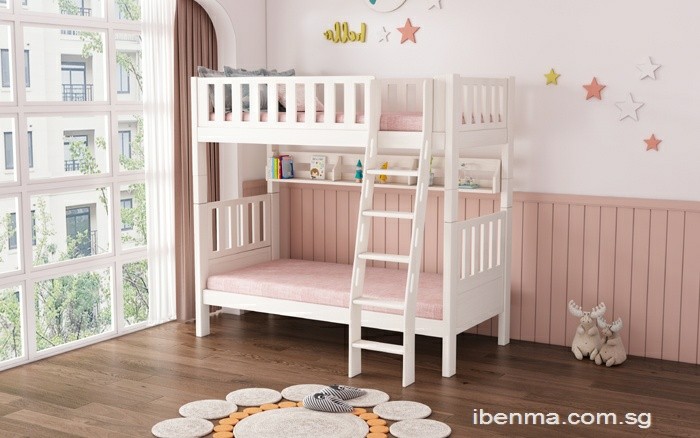 high bunk bed for kids and adults