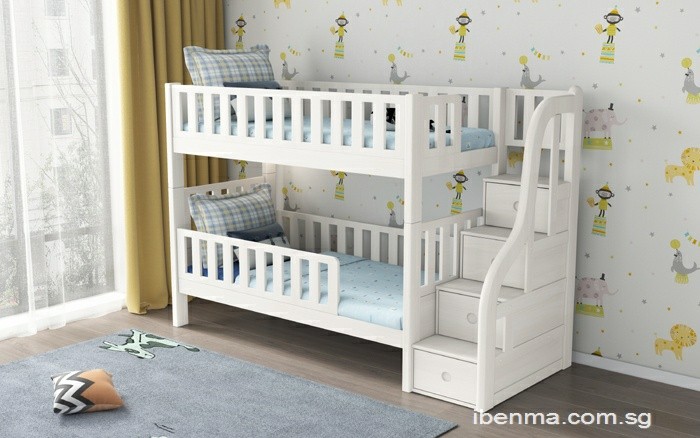 Mid-Height Bunk Bed for Younger Children