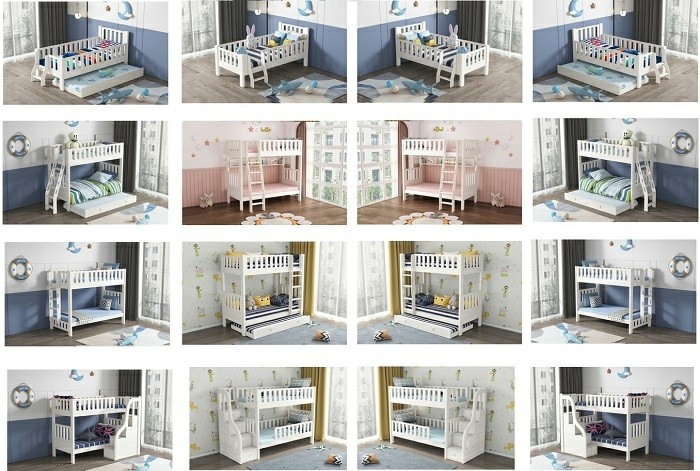 ladder position of Ibenma child bed